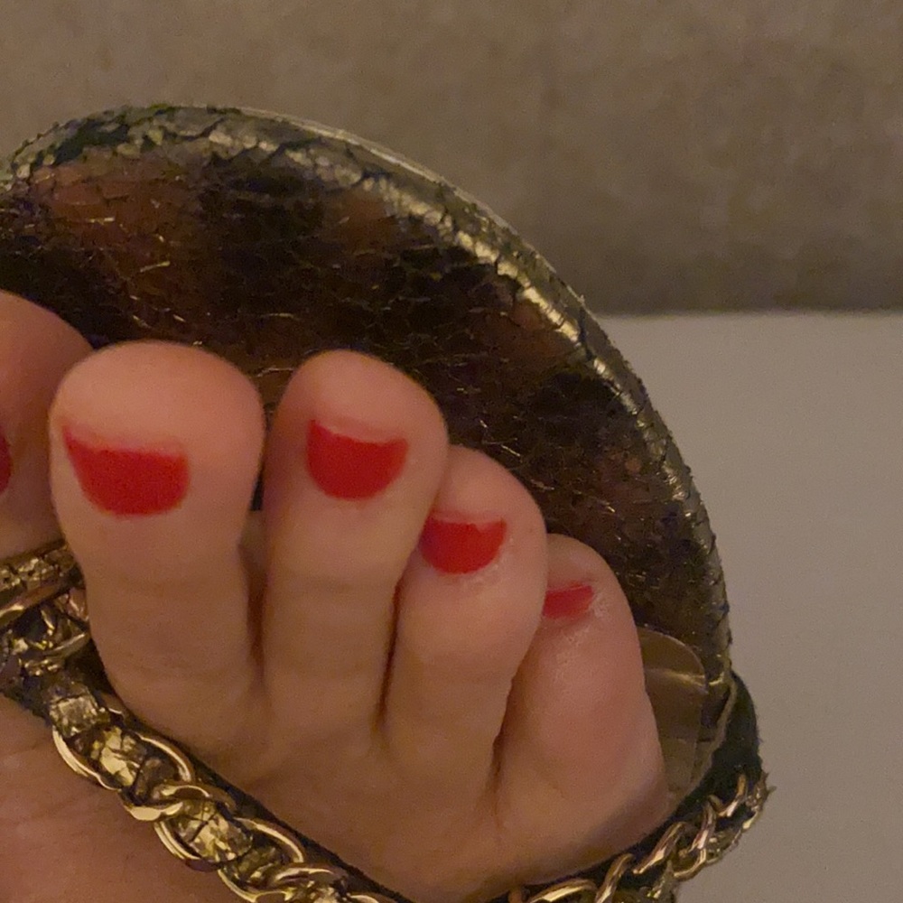 Chanel Gold Sandals With Gold Chains - image 8